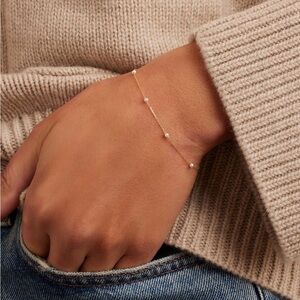 GORJANA PEARL NEWPORT BRACELET